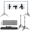 10Ft Heavy Duty Adjustable Photography Background Support Stand Kits + Carry Bag
