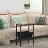 Side Table End Table w/ Magazine Holder Sling Nightstand 48 x 24 x 61cm Vintage