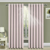 Blackout Eyelet Curtains Black Out Thermal Ring Top Ready Made Curtain Pair UK