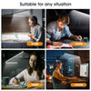 LED Double Head Desk Lamp 24W Foldable Reading Desk Light Dimmable Eye Caring