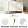 Bedroom Modern Chest of 6 Drawers White Storage Cabinet Home Bedside Furniture