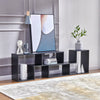 TV Stand Unit Storage Shelf Display Unit Low Stand Living Room Adjustable Length