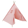 Cotton Canvas Kids Teepee Tent Children Wigwam Indoor Outdoor Play House 4 Poles