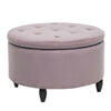 Chesterfield Large Ottoman Storage Footstool Coffee Table Velvet Pouffe Buttoned