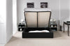 STORAGE OTTOMAN GAS LIFT DOUBLE OR KING SIZE LEATHER BED + MEMORY FOAM MATTRESS