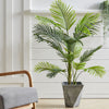 Realistic Faux Palm Tree Artificial Plant Tropical Potted In/Outdoor Home Office
