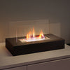 Table Top Bio Fires Glass Rectangle Ethanol Burner Patio Heater Fire Pit Bowl