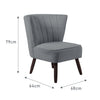 Accent Chair Living Room Armchair Velvet Fabric Tub Chair Side Chair Dining Room