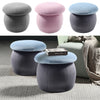 Mushroom Stool Footstool Velvet Padded Pouffe Dressing Table Stool Kids Chair