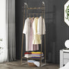 Wooden Clothes Rail Rack Garment Hat Hook Display Stand Bedroom Storage Shelf