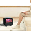 1000W Portable Electric Heater Fan Mini Fireplace Warmer LED Flame Home Office