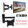 Tilt Swivel TV Wall Mount Bracket 14 16 17 18 19 20 22 24" LCD LED VESA 75 / 100