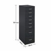 Mobile 3/4/5/6/8 Drawers Office Filing Cabinet Metal File Storage Unit w/ Wheels