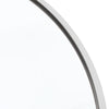 Slim Metal Frame Circular Round Glass Bathroom Bedroom Entryway Vanity Mirror