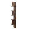 Floating Corner Shelf Wall Mounted Bookshelf Storage Display Unit 5 Tier UK