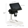 1000X 4.3" HD LCD Monitor Electronic Digital Video Microscope LED Magnifier N0N9