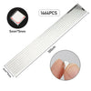1m Mirror Glass Mosaic Sticker Roll Self Adhesive Wall Tiles Decal DIY Decor