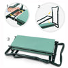 PORTABLE FOLDING PAD FOAM PADDED GARDEN KNEELER PAD STOOL SEAT AND TOOL BAG UK