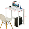 White Small Compact Computer Desk PC Table Workstation Home Office Study Writing