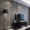 10M 3D Stripe Curve Wall Paper Non-Woven Wallpaper Roll Bedroom Background Decor