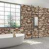 Stone Wall Wallpaper Roll 3D Effect Wallcovering For Living Room Decor UK
