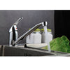 Kitchen Sink Mixer Single Lever Tap Swivel Spout Modern Chrome Basin Tap UK