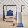 Kids Garden Swing Slide&Climber Toddler Baby Indoor Outdoor Playground Toy Blue