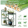 5 Tiers In & Outdoor Plant Pot Stand Cabinet Flower Display Corner Storage Shelf
