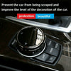 IDrive Car Multimedia Button Knob Cover Trim Ceramic Black for BMW F10 F20 F30