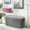 Bedroom living room Bench Storage Ottoman Stool Velvet Padded Footstool Pouffe