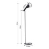Modern Tall Metal Standard Floor Lamp Adjustable Standing Sofa Bedside Spotlight