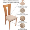 UK Stretch Dining Chair Seat Covers Removable Seat Cushion Slipcovers Protector