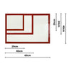 Set Of 3 Non-stick Silicone Baking Mat Reusable Oven Sheet Liner For Baking