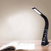 Adjustable Reading Bedside LED Study Desk Table Lamp Calendar Clock Touch Light