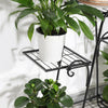 6 Tier Metal Plant Stand Decorative Planter Holder Flower Pot Shelf Garden Rack