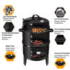 Smoker BBQ Grill Charcoal Barbecue Garden Outdoor Patio Camping Cooking Firepit