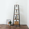 5 Tier Corner Shelf Bookshelf Display Storag Stand Rack Ladder Shelf Home Office