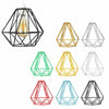 Metal Pendant Light Shade Ceiling Industrial Geometric Wire Cage Lampshade Lamp