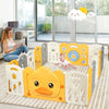 Foldable Baby Playpen Kids Toddler Safety Yard Activity Center W/ Lock & Toys