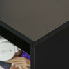 Space Saving Computer Desk Workstation with Shelves Storage Combo Bookcase Table