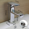 Modern Bathroom Basin Sink Tap Monobloc Mixer Taps Waterfall Chrome Brass Faucet