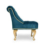 Aveline Occasional Velvet Buttoned Chesterfield Bedroom Accent Tub Lounge Chair