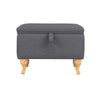 Upholstered Bedroom Bench w/Storage Window Seat Toy Box Footstool Ottoman Fabric