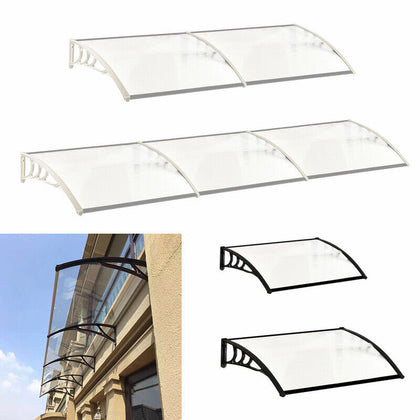 Door Canopy Awning Shelter Front Back Outdoor Porch Patio Window Roof Rain Cover