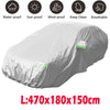 L Large Universal Car Cover Outdoor Indoor Waterproof Heavy Duty Cotton Lined UK