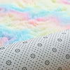 Rainbow Fluffy Rugs Anti-Skid Shaggy Area Rug Dining Bedroom Carpet Floor Mat