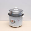 2 Tier 2L Rice Cooker Steamer Cooking Pot Non Stick Electric Keep Warm EU Plug