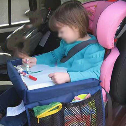 Safety Waterproof Snack Baby Car Seat Table Kids Play Travel Tray Drawing Board