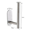 Chrome Wall Mounted Toilet Roll Holder Bar Tissue Paper Stand Bathroom Storage