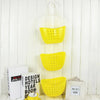 3 Tier Plastic Basket Shower Caddy Hanging Rack Tidy Shelf Organiser Storage